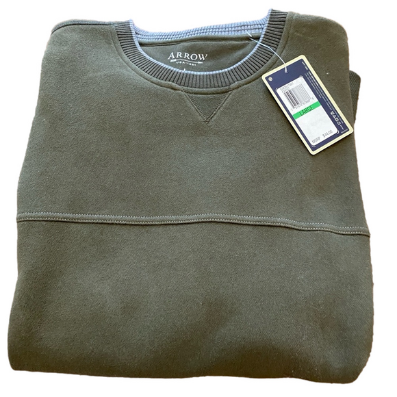NWT Arrow Crewneck Sueded Fleece Large - Picture 2 of 5